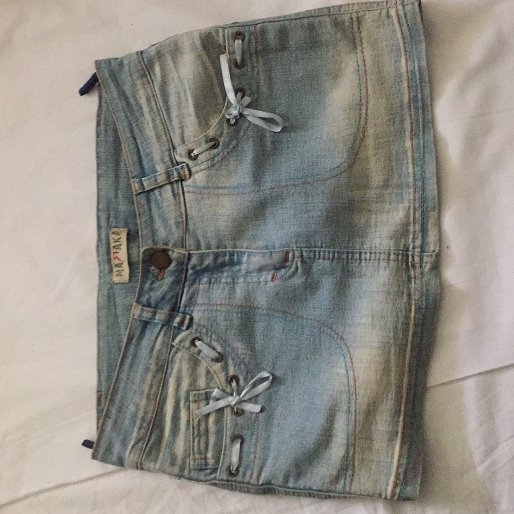 Jeans mini skirt